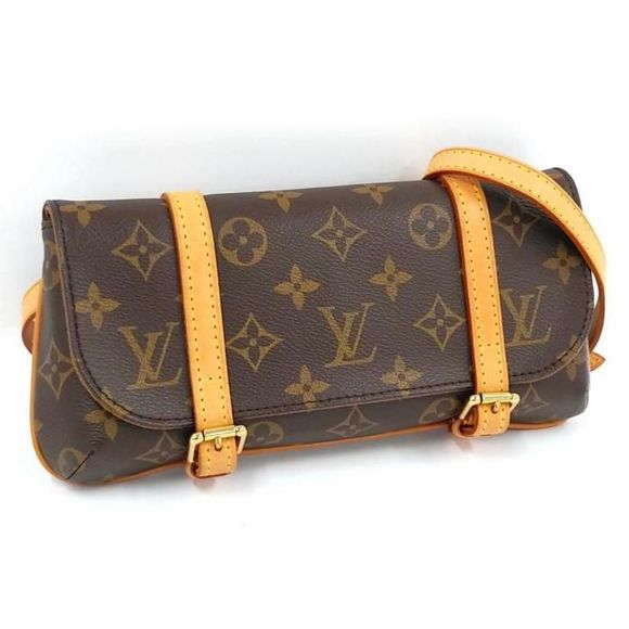 Louis Vuitton Pochette Marrell Waist Bag Pouch Brown Monogram - Picture 1 of 9